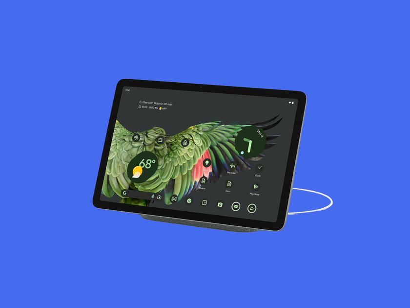 Google выпустит для Pixel Tablet клавиатуру и стилус