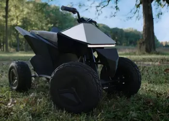 Tesla представила Cyberquad for Kids — электрический квадроцикл для детей в стиле Cybertruck