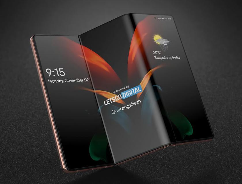Samsung на этой неделе представит экран S-Foldable для планшета Galaxy Z Fold Tab, который будет складываться с двух сторон