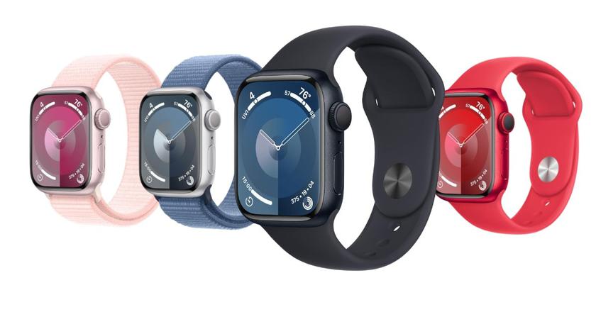 Apple Series 9 watch for tracking steps