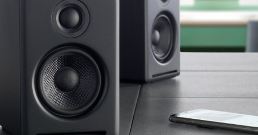 Audioengine A2+ Wireless Speakers best bluetooth speaker for projector