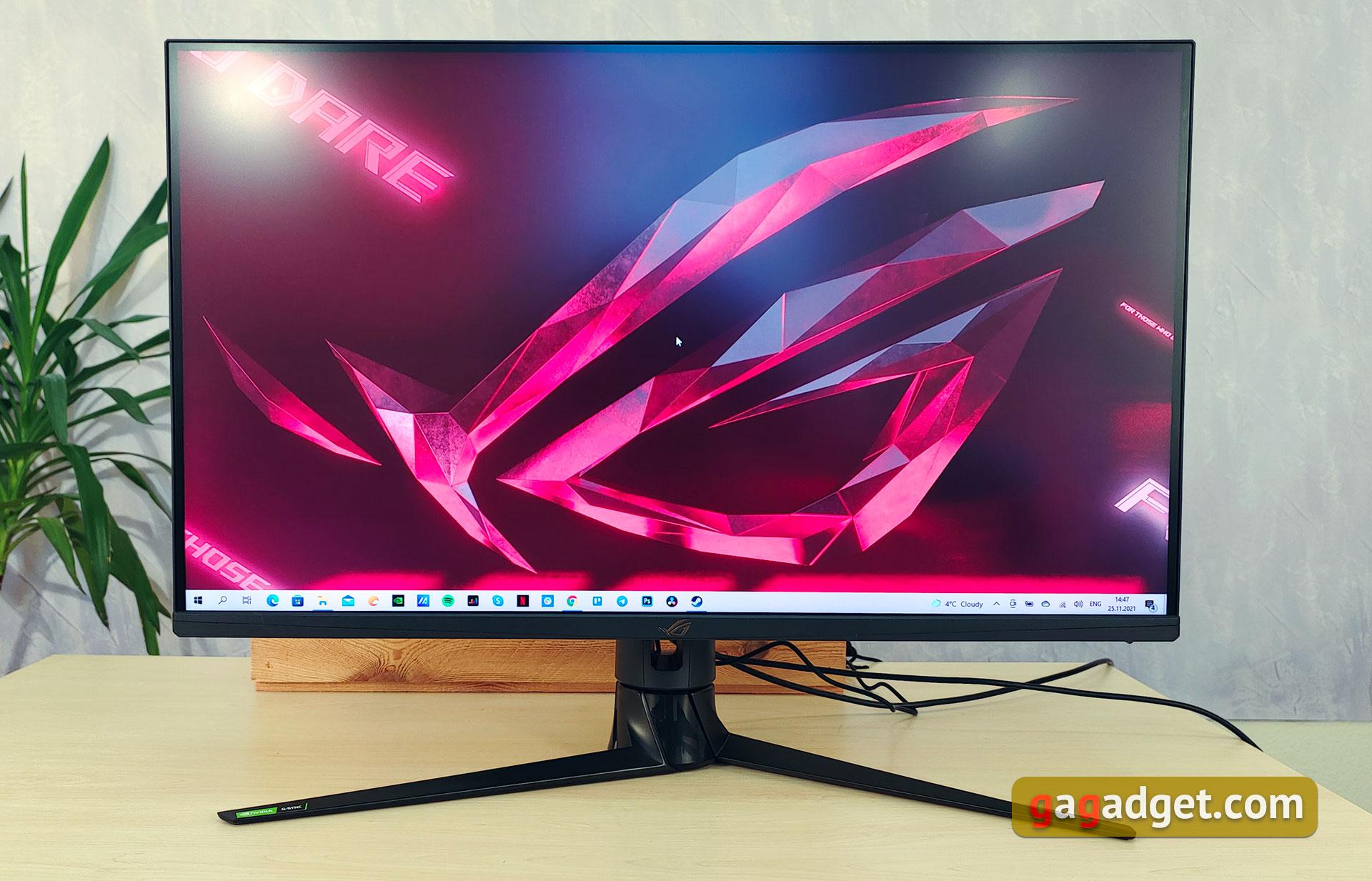 ASUS ROG Swift PG32UQ review quantum dot 4K gaming monitor