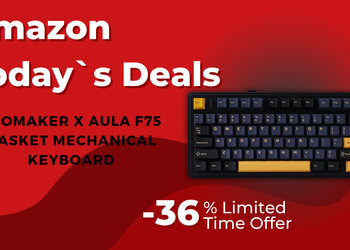 EPOMAKER x Aula F75 Gasket Mechanical Keyboard – Now $36 Off!