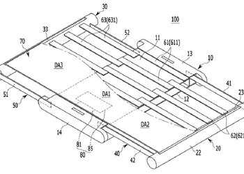 Samsung patented a smartphone-scroll with a sliding screen