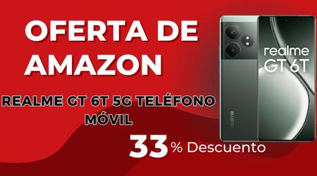 Móvil Realme GT 6T 5G ¡con 200€ de descuento! ¡No te lo pierdas!