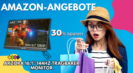 ARZOPA 16.1" Tragbarer Gaming Monitor – Spare jetzt 50€!