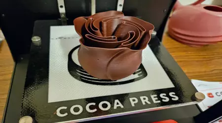 Chocolate printed on a 3D printer in the USA 