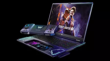 Acer at IFA 2024 unveiled the Project DualPlay gaming laptop, which has a gaming controller built into the chassis
