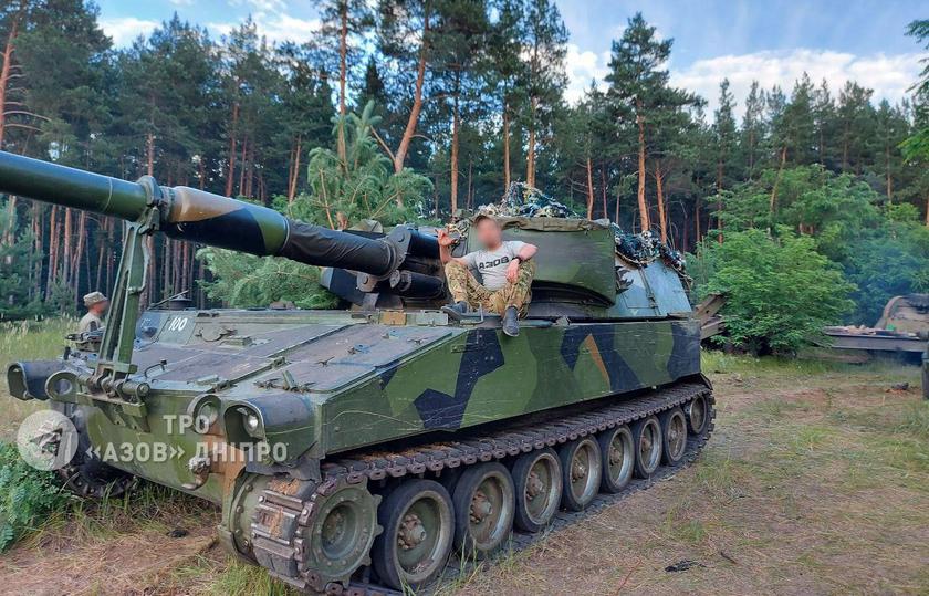 Norwegian M109A3GN 155-mm artillery system demonstrated to the Ukrainian Armed Forces