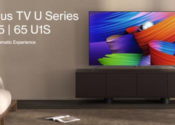 OnePlus TV U1S: линейка смарт-телевизоров с 4K-экранами на 50, 55 и 65 дюймов, поддержкой HDR10+ и ценником от $547