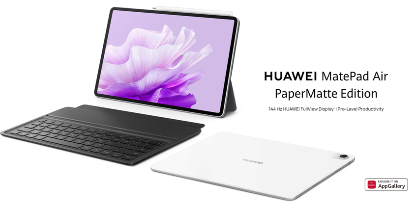 Huawei MatePad Air PaperMatte Edition – Snapdragon 888, 144-Гц дисплей 2.8K IPS и поддержка M-Pencil 2 по цене €649