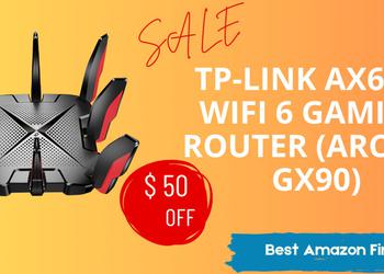 TP-Link AX6600 WiFi 6 Gaming Router (Archer GX90) - $50 OFF! Don't miss it!