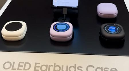 Samsung has revealed a Galaxy Buds headphone case with OLED display