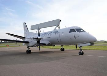 Польша получила первый самолёт дальнего радиолокационного обнаружения и управления Saab 340B AEW-300