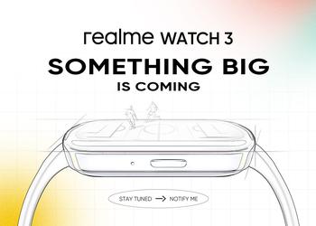 Смарт-часы realme Watch 3 c поддержкой звонков и увеличенным экраном представят 18 июля