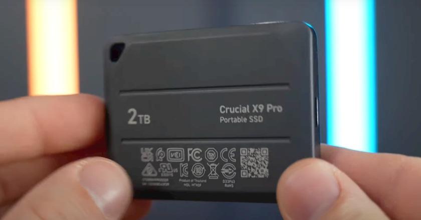 Crucial X9 Pro best ssd for editing