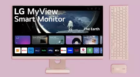 LG introduces MyView Smart Monitor Desktop Setup in soft pink
