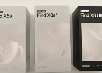 В интернете просочились изображения коробок смартфонов Oppo Find X8s, Oppo Find X8s+ и Oppo Find X8 Ultra