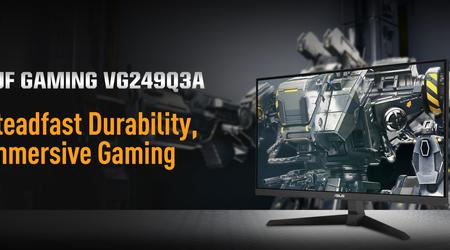 ASUS TUF Gaming VG249Q3A: monitor do gier z ekranem 23,8" i częstotliwością odświeżania 180 Hz