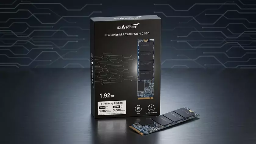 Exascend PE4 16TB E1.S: Новый рубеж SSD ёмкости