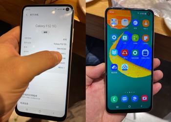 Images of Galaxy F52 5G leaked to the network: with punch-hole camera design and characteristics like Galaxy A52 5G