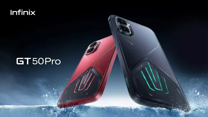 Игровой смартфон Infinix GT 50 Pro с подсветкой