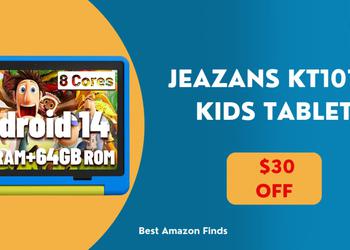 Jeazans KT1016 Kids Tablet - $30 Limited Discount!