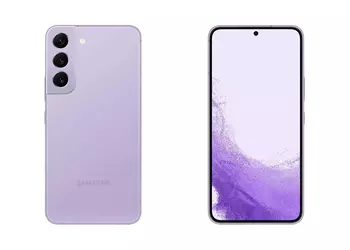 Samsung Galaxy S22 in the new Bora Purple color