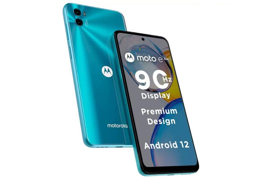 Moto E22s: бюджетный смартфон с экраном на 90 Гц, чипом MediaTek Helio G37 и батареей на 5000 мАч