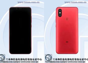 Xiaomi Mi 6X appeared in TENAA: a copy of the Redmi Note 5 Pro with a battery of 2910 mAh