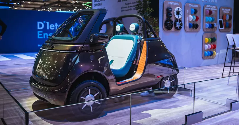 Микромобили Будущего на Выставке: Взгляд на Microlino Spider в Брюсселе 2025