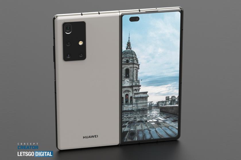 Видео-концепт и рендеры Huawei Mate X2 5G: два дисплея, квадро-камера и внешний вид, как Galaxy Z Fold 2