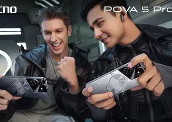 Tecno Pova 5 Pro – Dimensity 6080, 120-Гц дисплей IPS, 50-МП камера, стереодинамики, NFC и Android 13