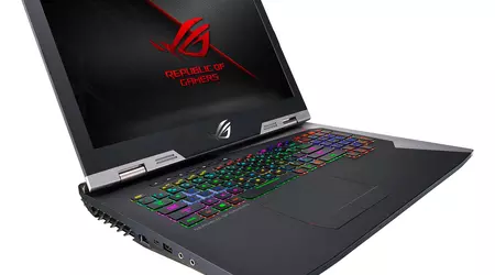 ASUS has updated the gamer laptop ROG G703: Intel Core i9 processor and 144 GHz display