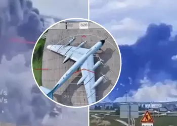 Уникальное видео: ​​FPV-дроны едут уничтожать стратегическую авиацию россии в рамках операции “Паутина”