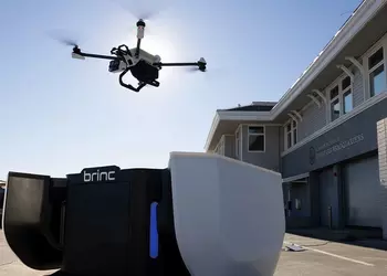 BRINC Guardian: дрон с тарелкой Starlink на спине, который хочет заменить полицейские вертолеты