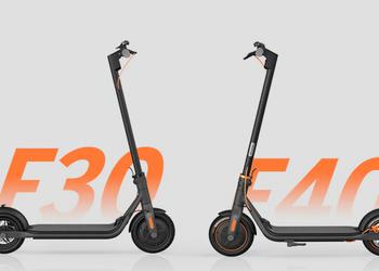 Ninebot KickScooter F30 и KickScooter F40 на Indiegogo: серия электросамокатов с запасом хода до 40 км, круиз-контролем и ценником от $529