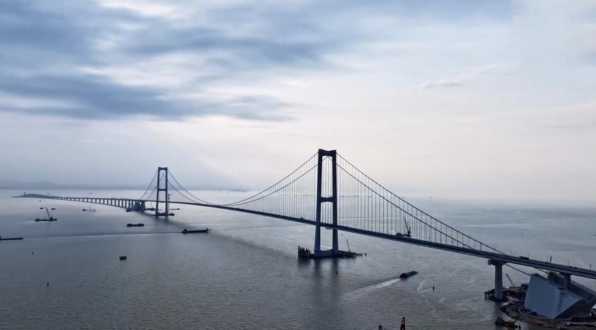 Два моста, два искусственных острова и один подводный тоннель: в Китае открыли магистраль Шэньчжэнь-Чжуншань за $1.5 млрд, её строили 7 лет