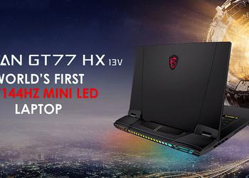 MSI Titan GT77 - Gaming-Laptop mit Core i9-13980HX, GeForce RTX 4090 und 144Hz 4K UHD Mini LED Display für $5299