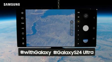 Samsung hat das Flaggschiff Galaxy S24 Ultra ins All geschickt