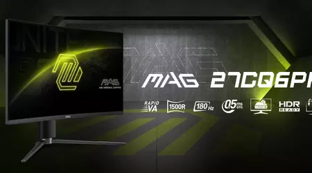MSI MAG 27CQ6PF: Gaming monitor with 2K screen at 180Hz for $189