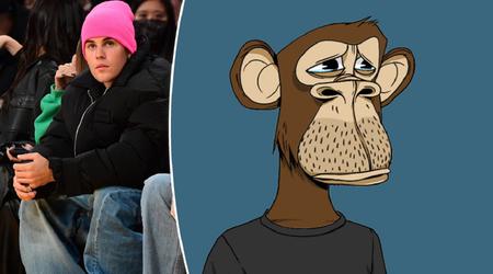 Justin Bieber gastó $ 1,300,000 para comprar una imagen NFT de un mono