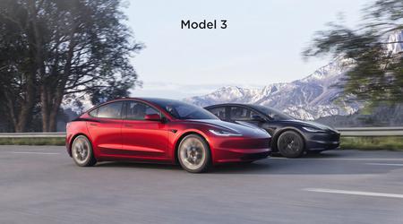 Tesla представила нову Model 3: оновлений дизайн і збільшений запас ходу