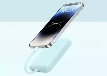 Baseus представила аккумулятор со встроенным кабелем, объёмом 10 000 мАч и беспроводной зарядкой