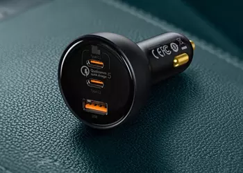 Автомобильная зарядка Baseus с поддержкой Quick Charge 5.0 и мощностью в 160 Вт дешевле $35
