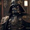 Neural network depicts planets and iconic Star Wars characters in steampunk style-12