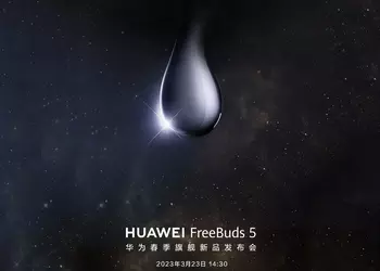 Huawei unveils FreeBuds 5 TWS earbuds with an unusual design on 23 March