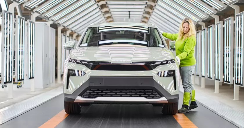 Škoda Elroq: Заводские испытания новой эпохи электромобилей