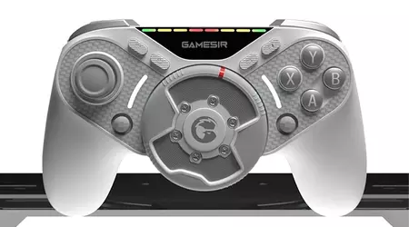 Introducing Swift Drive — an unusual controller with a built-in steering wheel and gear shift buttons