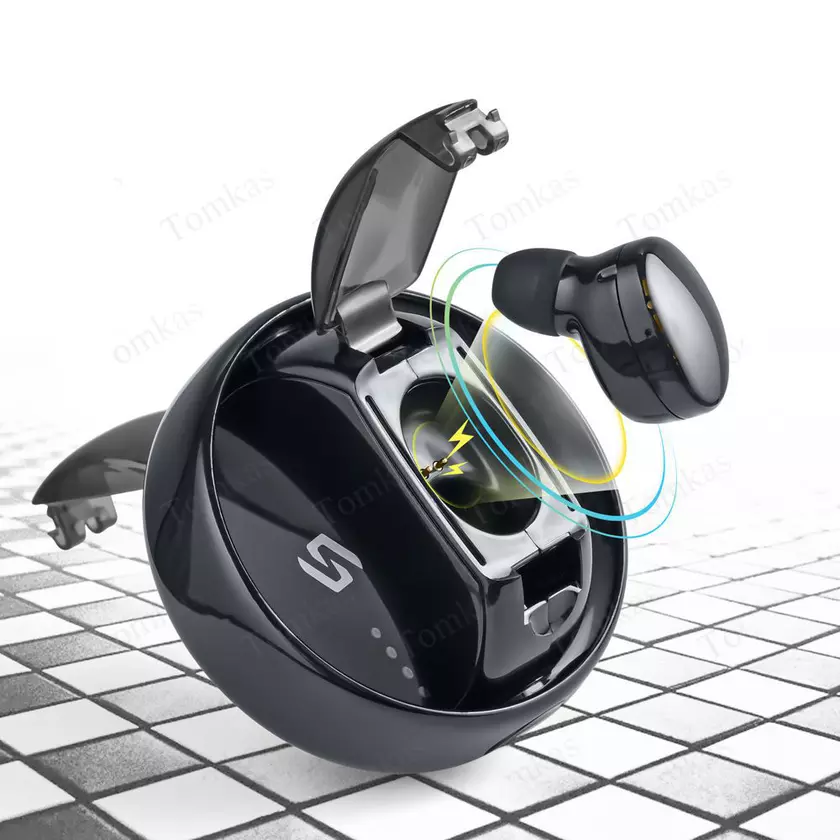 Tomkas UFO 360: TWS-наушники с футуристическим зарядным кейсом